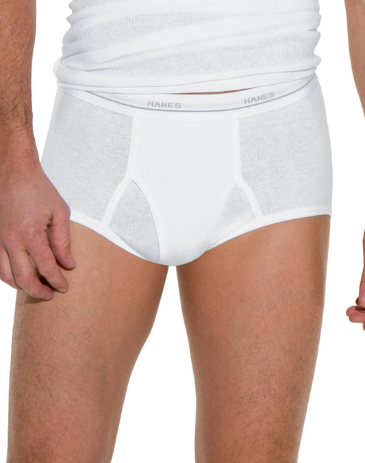 Hanes Men's White Briefs 7 Pack, S-White