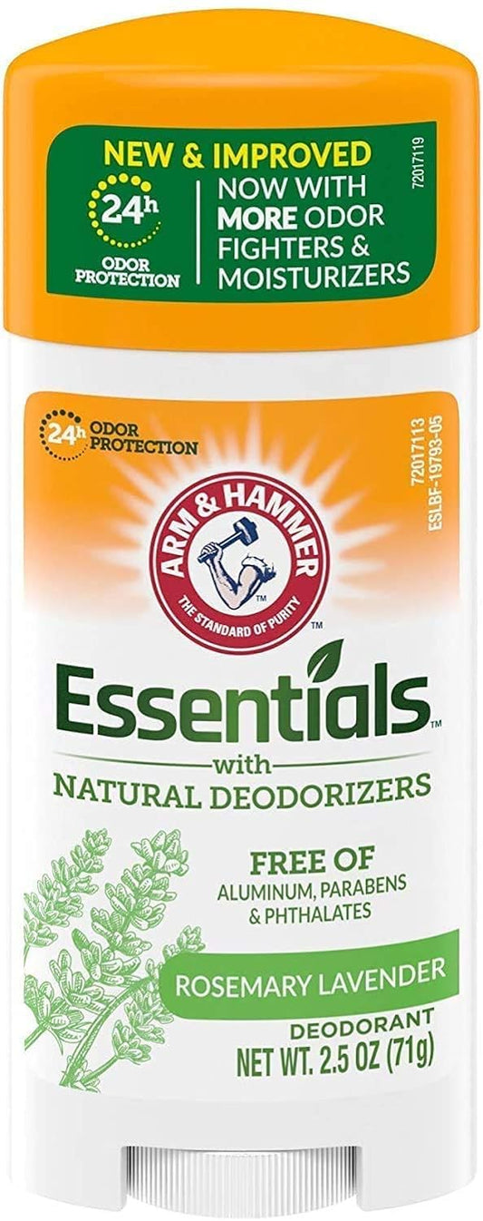 Arm & Hammer Essentials Deodorant, Fresh, 2.5 oz. (Pack of 2)