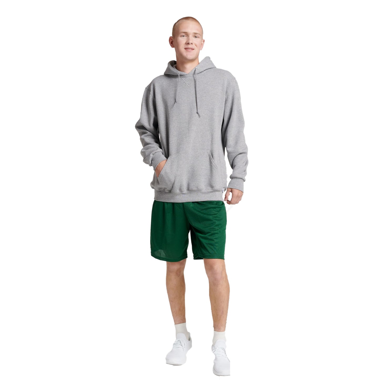 Russell Athletic Men's Dri Power Hooded Pullover Sweatshirt, Oxford, Medium