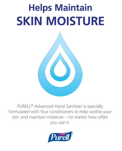 Advanced Hand Sanitizer Gel, Original, 8-oz. Pump
