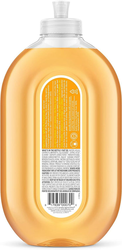 method Squirt + Mop Hard Floor Cleaner, ginger yuzu, 25 ounce, 2 pack, Packaging May Vary