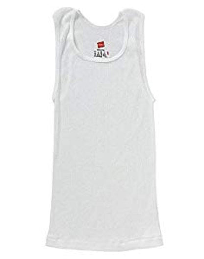 Hanes Boys' TAGLESS® ComfortSoft® Cotton A-Shirt 3-Pack