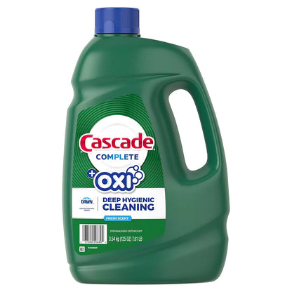 Cascade Complete Detergent, Fresh, 125 Fluid Ounce