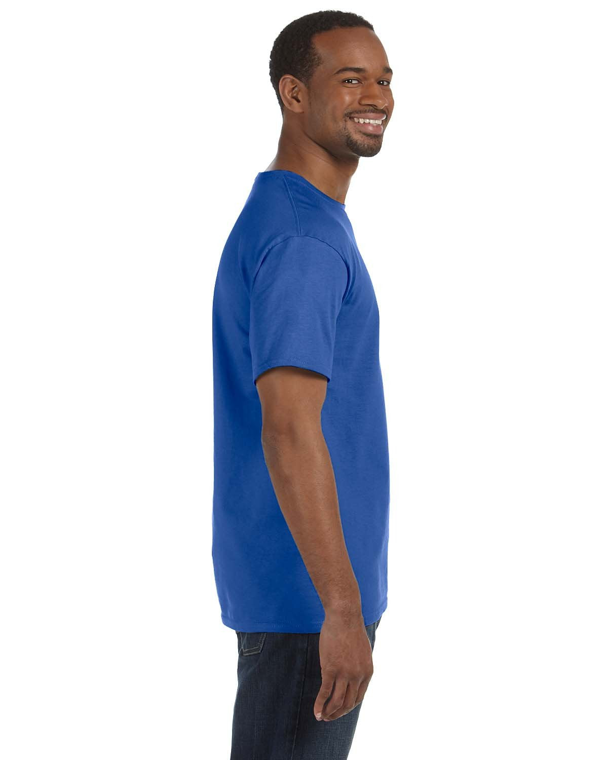 Jerzees Mens DRI-POWER Active Short Sleeve Crew T-Shirt, JZ29MR, 2X, Royal