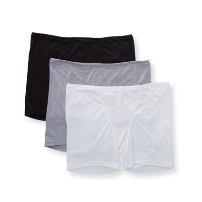 Hanes Ultimate Women's 4-Pack Hi-Cut Panties, White, 8