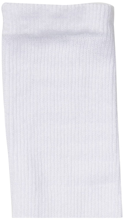 Hanes mens Hanes Men's Performance Crew Socks, 6-pair Pack athletic socks, White, 6 12 US