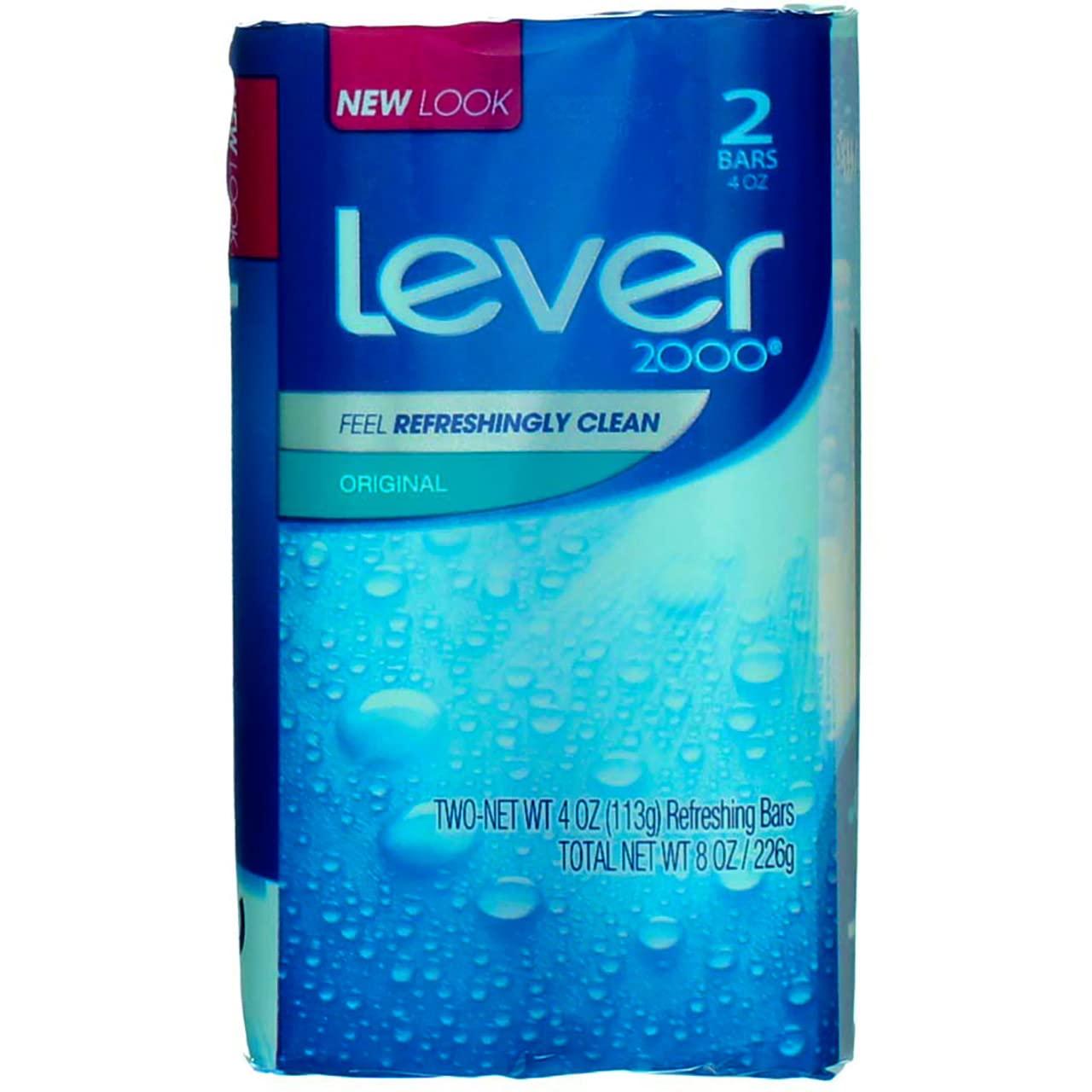 Lever 2000 Original Refreshing Bar Soap, Perfectly Fresh 4 oz, 2 ea (Pack of 24)