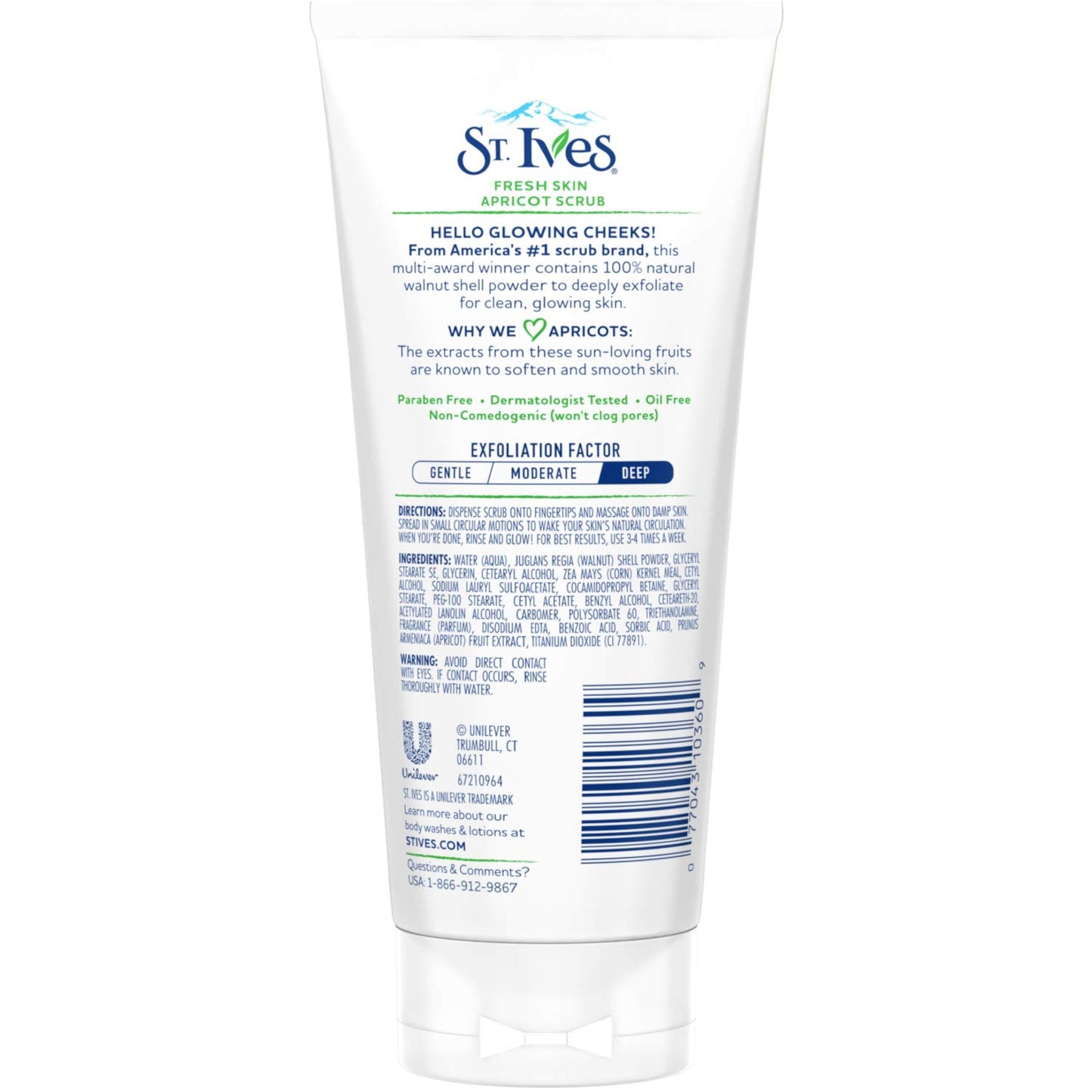 St. Ives Face Scrub Apricot 6 oz (Pack of 3)