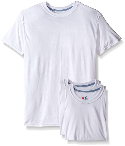 Hanes Men's 3-Pack X-Temp Comfort Cool Crew (Medium (38-40), White)