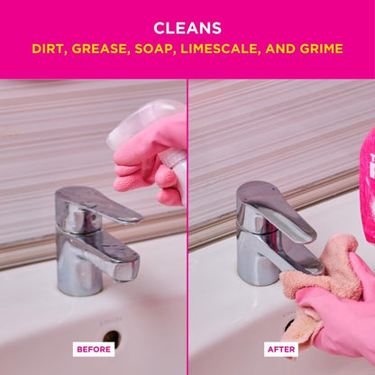 Stardrops - The Pink Stuff - Miracle Bathroom Foam Cleaner 750ml - Baths, Tiles, Soap Scum, Limescale, Streak Free