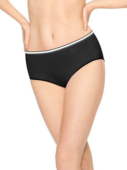 Hanes Women's 8-Pack Cotton Stretch Brief (Bonus +2) (10, Assorted Colors)