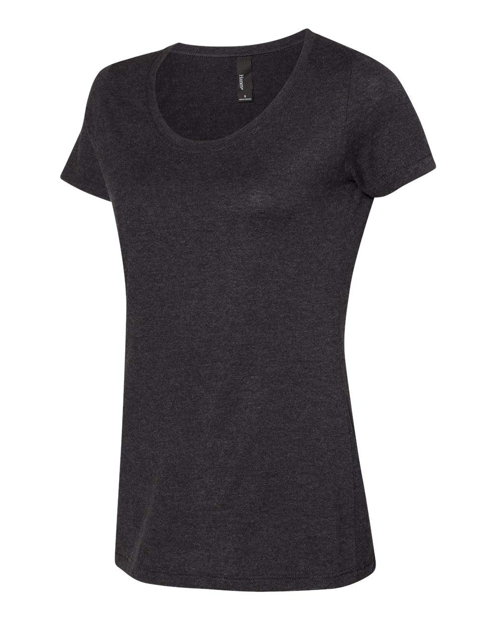 Hanes Womens Modal Triblend T-Shirt (MO150) Solid White trbl xs
