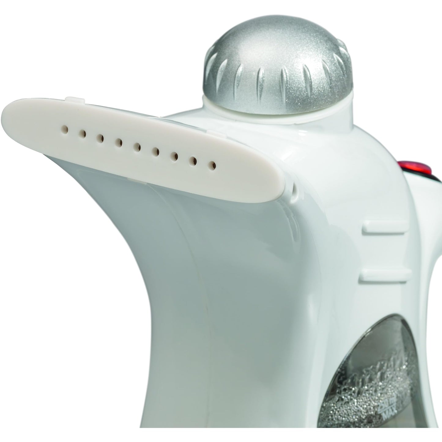 Proctor Silex Handheld Garment Steamer for Clothes, Fabric and Drapes, Continuous Steam, Portable Wrinkle-Remover for Home and Travel, Vacation Essentials, 120/240 Volt, 800W, White (11579PS)
