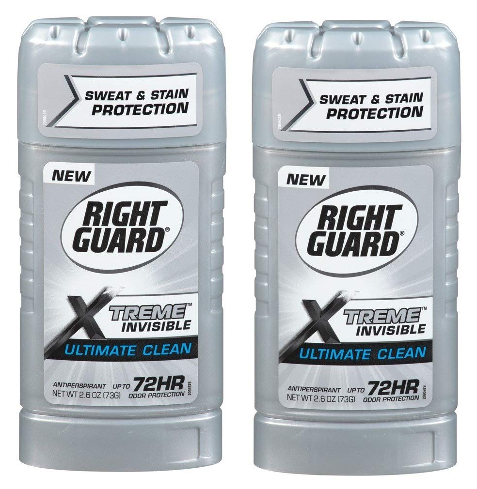 Right Guard Xtreme Invisible Ultimate Clean Antiperspirant Deodorant, 3 Ounce