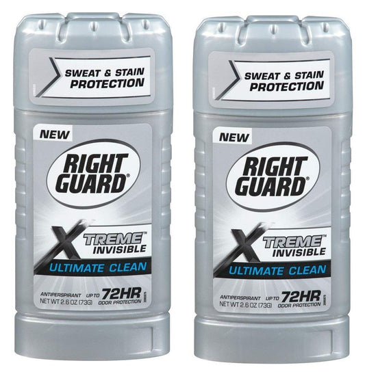 Right Guard Xtreme Invisible Ultimate Clean Antiperspirant Deodorant, 3 Ounce