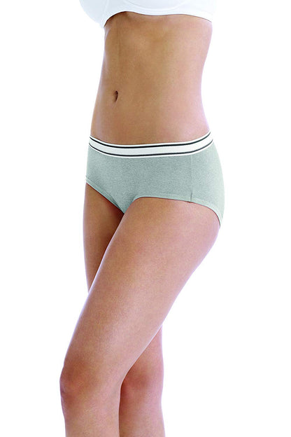 Hanes Womens Pack, Soft Cotton Hipsters, Underwear (Colors May Vary) Hipster-panties, Fashion Color Mix 2, 5 US