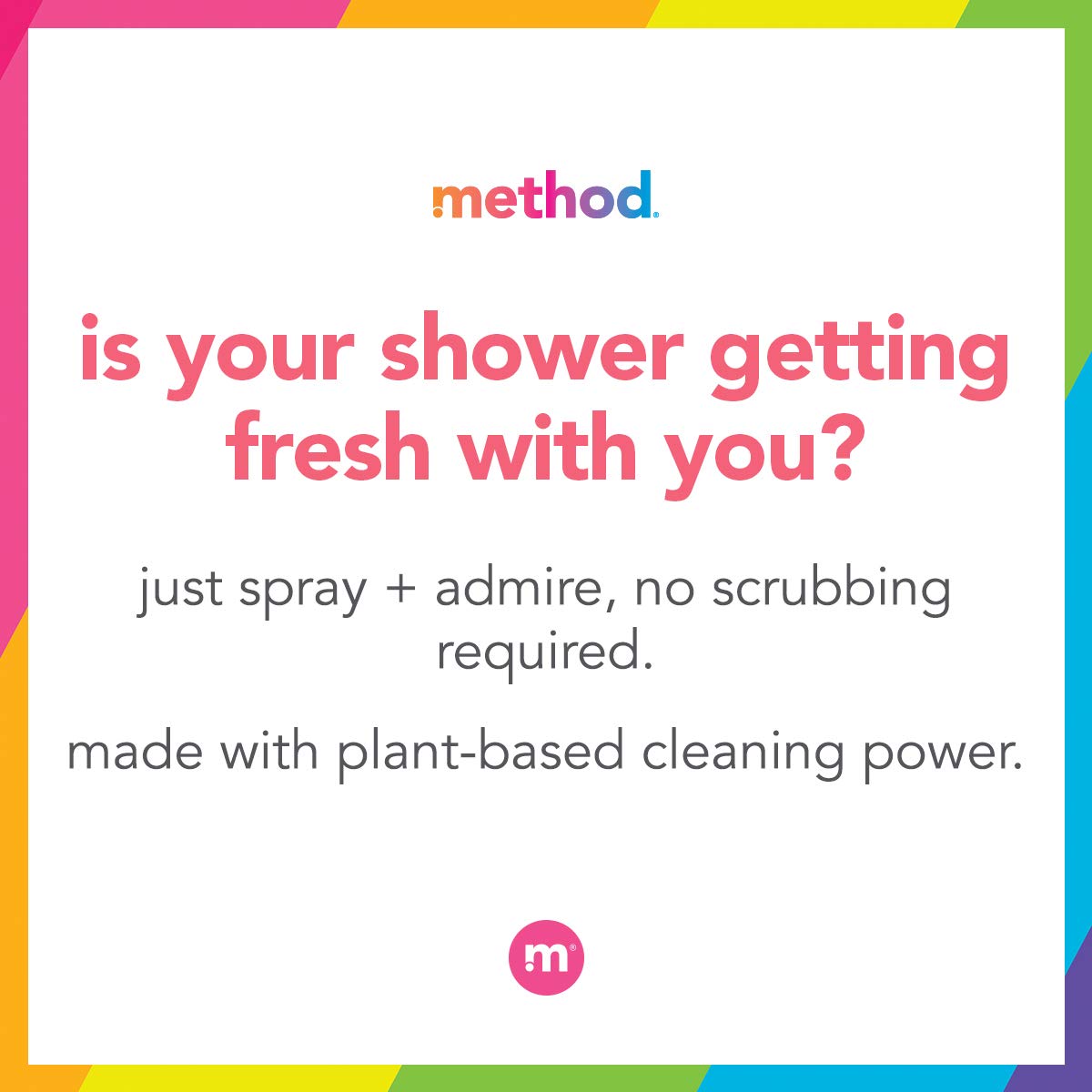 Method Daily Shower Spray Cleaner, Eucalyptus Mint, 28 Ounce, 2 pack, Packaging May Vary