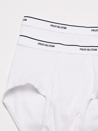Fruit of the Loom Men's 7-Pack Basic Brief, White, Medium
