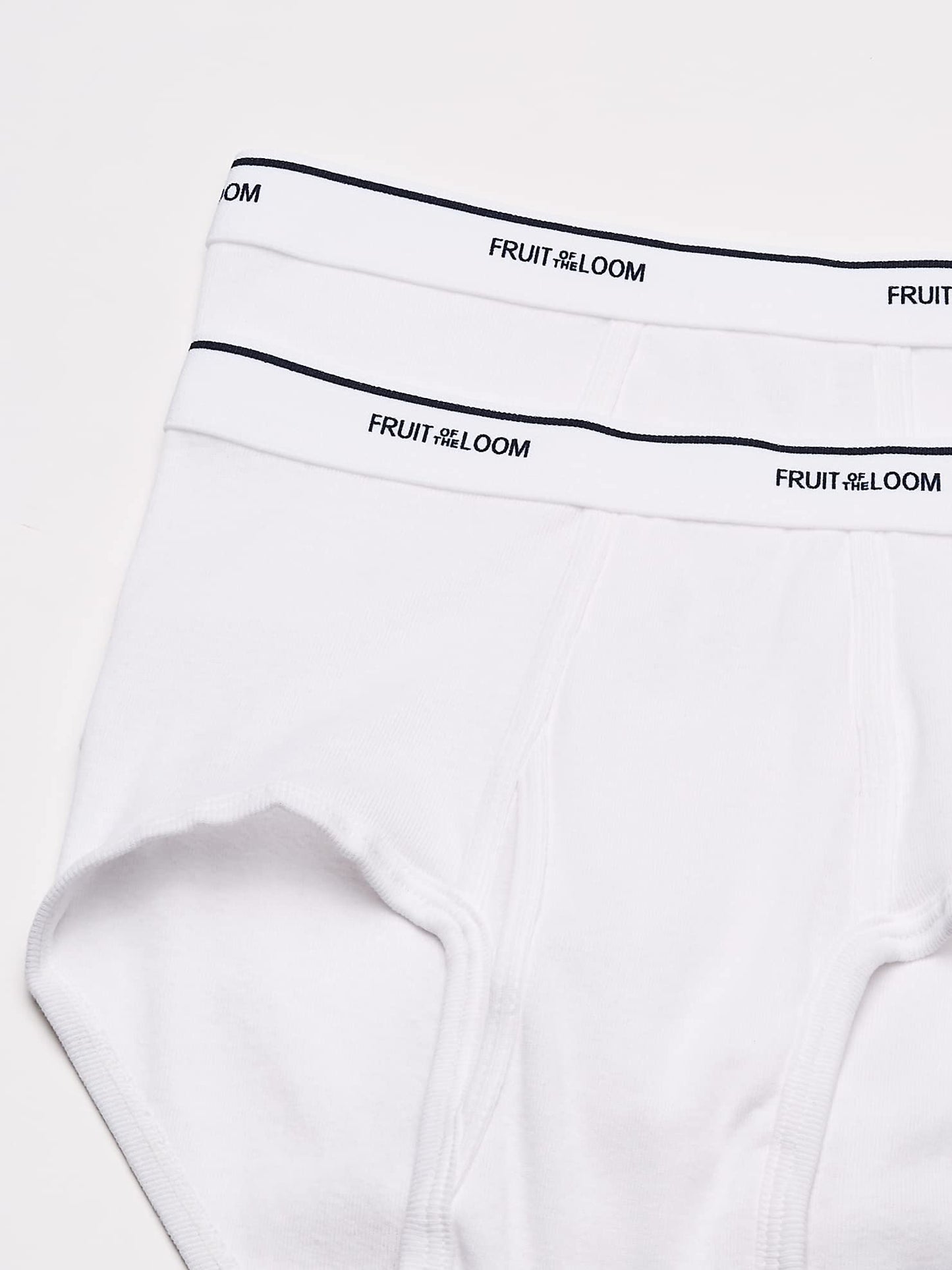 Fruit of The Loom Men's 7-Pack Basic Brief (X-Large (Waist: 40-42 / Chest: 46-48), White)