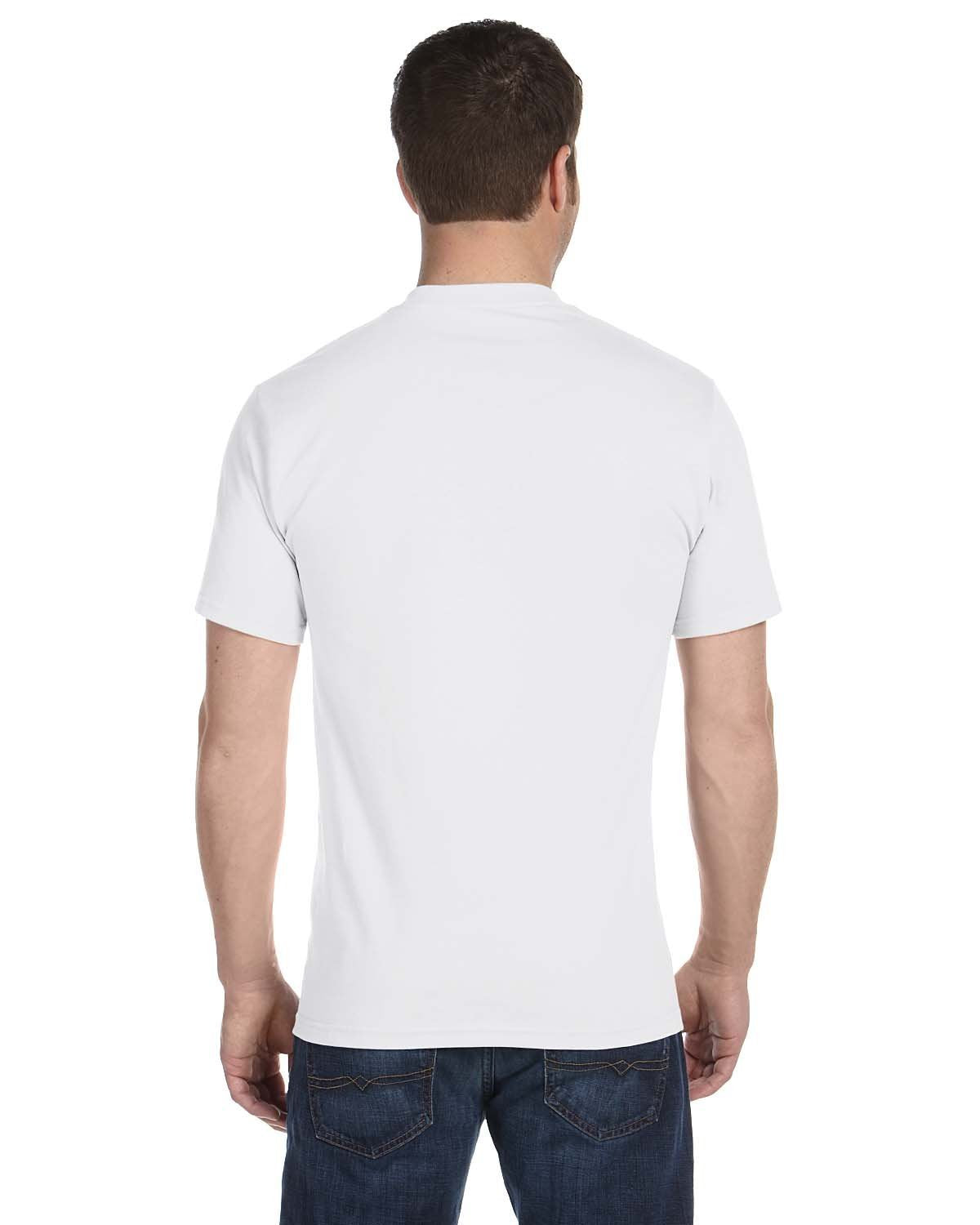 Hanes mens Essentials Short Sleeve T-shirt Value Pack (6-pack) fashion t shirts, White, XX-Large US