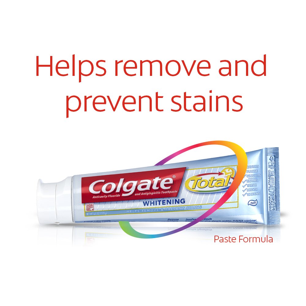 Colgate Total Whitening Toothpaste - 7.8 Ounce (Pack of 3)