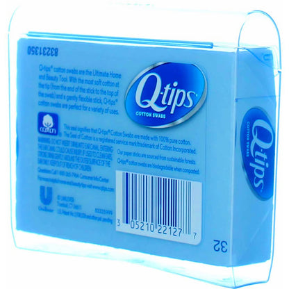 Q-Tips Cotton Swabs 30 Count Purse Pack (12 Pack)