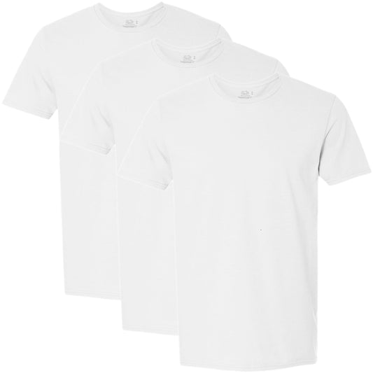 Fruit Of The Loom Men's Cotton Crew-Neck Tagless Undershirts Tanks T-Shirts