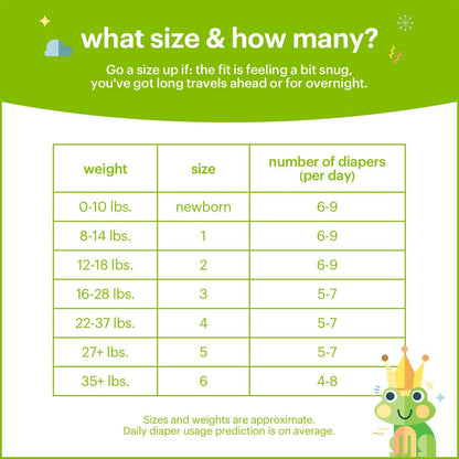 Babyganics Diapers, Size 6, 44 ct, Ultra Absorbent Diapers