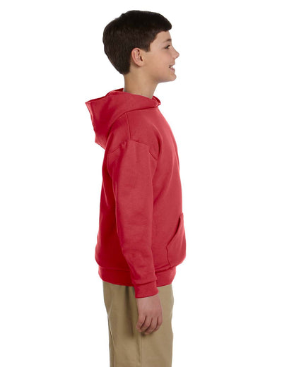 Jerzees Youth 8 oz., 50/50 NuBlend Fleece Pullover Hood, XL, TRUE RED