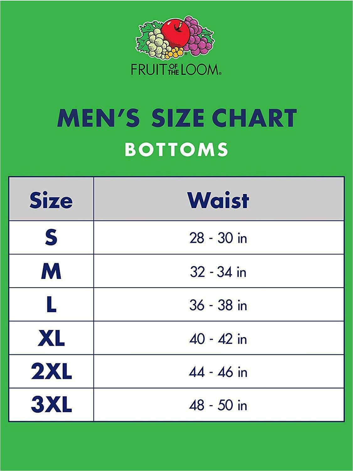 Fruit of the Loom Men's Fashion Briefs 12-Pack Value MYSTERY COLORS Cotton Waistbands Vary Large Assorted