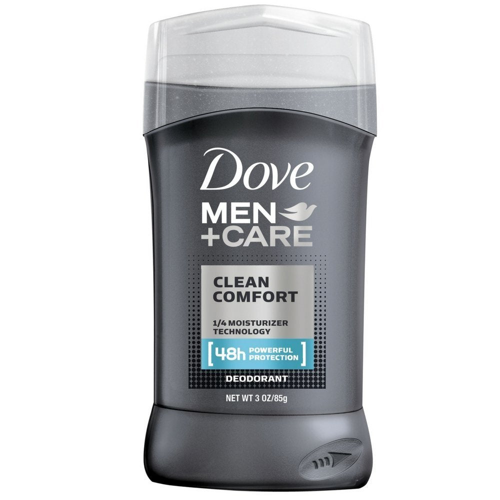 Dove Men+Care Antiperspirant Deodorant Stick Clean Comfort 2.7 oz (Pack of 8)