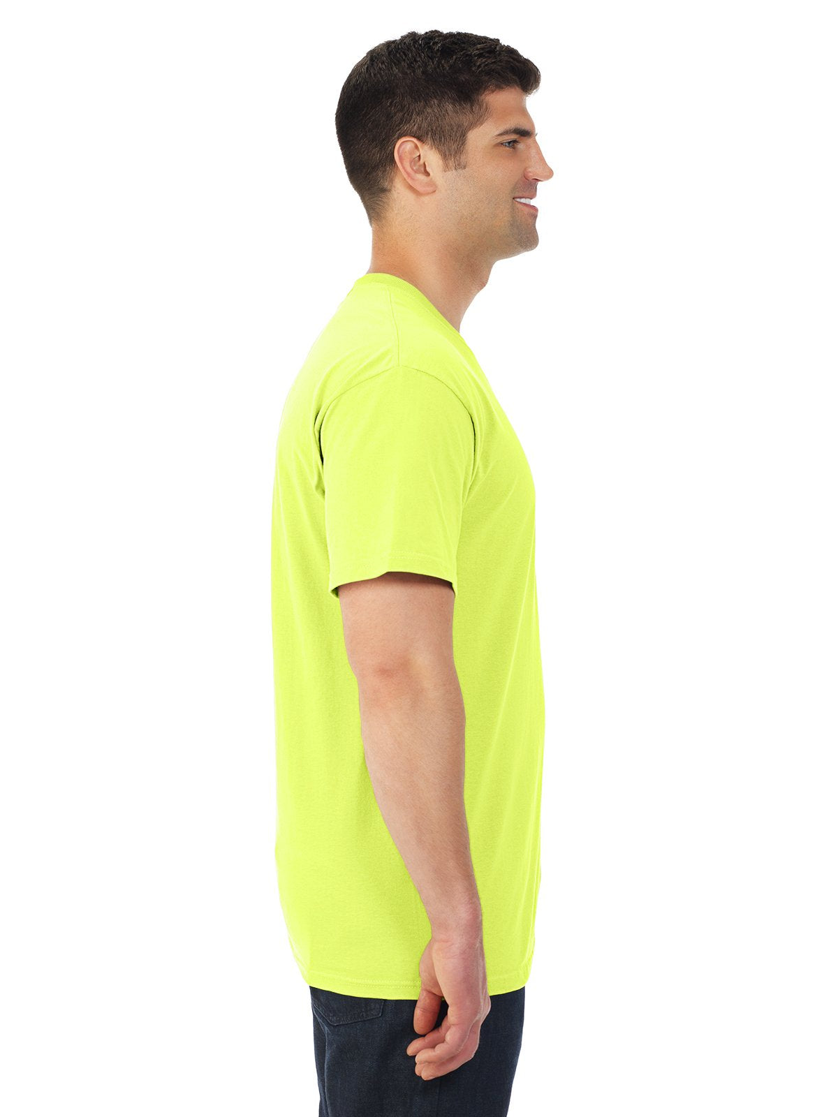 Fruit of the Loom Mens 5 oz. Heavy Cotton HD Pocket T-Shirt (3931P) -Khaki -M