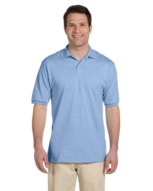 Jerzees Adult 5.6 oz. SpotShield™ Jersey Polo 2XL LIGHT BLUE