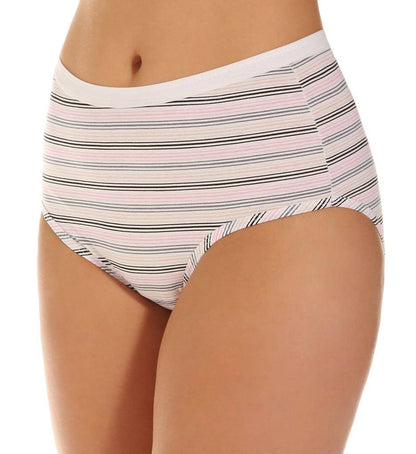 Fruit of the Loom Women's 3 Pack Assorted Cotton Brief Panties, Assorted, 8