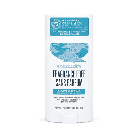 Schmidt's Natural Deodorant Fragrance-Free Deodorant 3.25 oz (Pack of 1)
