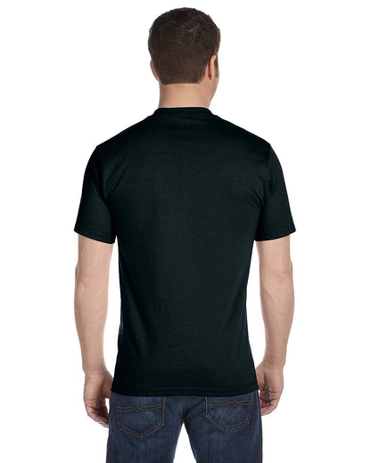 Hanes Men's 4-Pack Comfortsoft Dyed Crew (Medium, Black)