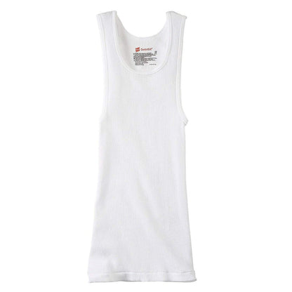 Hanes Boys Red Label White A-Shirt Style # B3723 B3723 M White