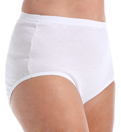 Fruit of the Loom Women's Plus-Size Ladies Ffm 3 Pack Comfort Solutions Non-Binding Brief Panties, Assorted, 10