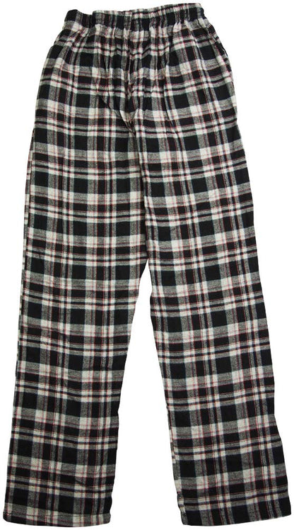 Hanes Men's Plaid Flannel Lounge Sleep Pant, Black, Red, Grey 41518-X-Large-FBA