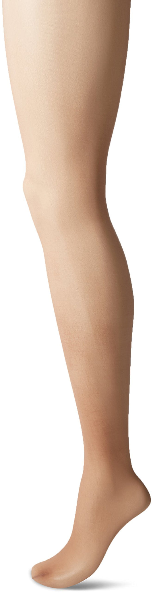 L'eggs Women's Silken Mist Control Top Sheer Toe Run Resist Silky Sheer Leg Panty Hose, Sun Beige, A