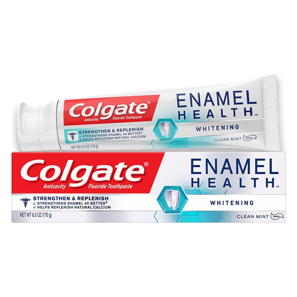 Colgate Enamel Health Whitening Toothpaste, Clean Mint, 6.0 oz