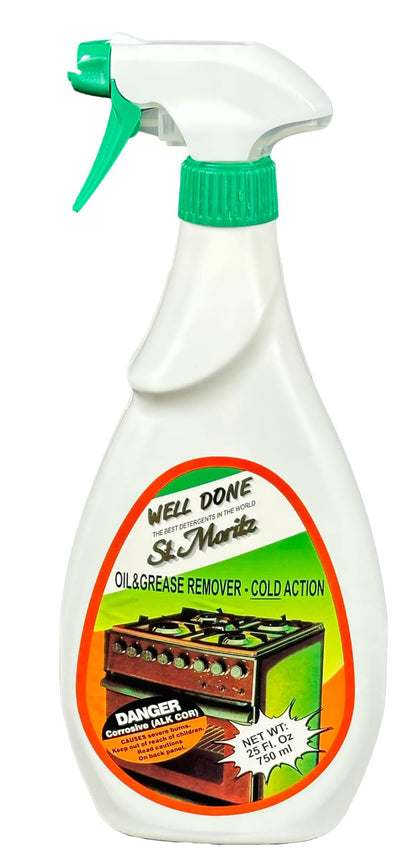 Well Done St. Moritz Cold Action Grease and Oil Remover - 27 Oz