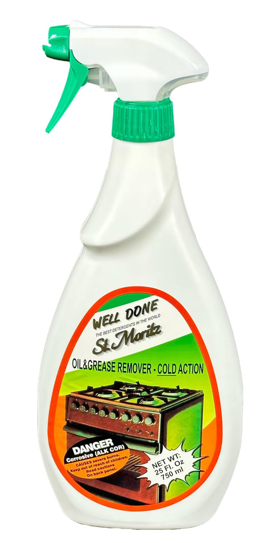 Well Done St. Moritz Cold Action Grease and Oil Remover - 27 Oz