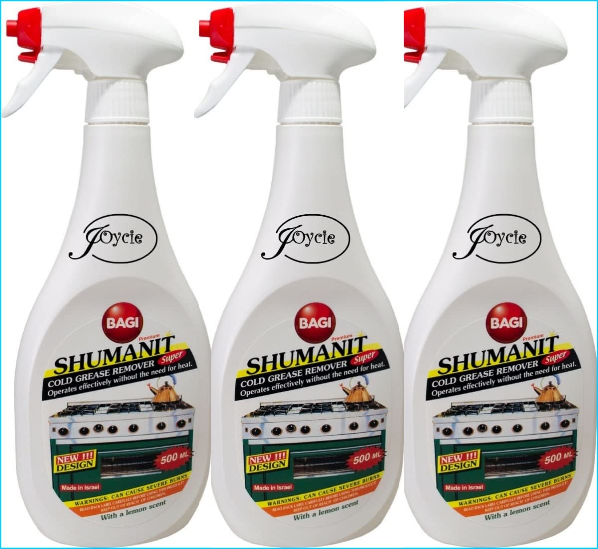 Bagi Cold Grease Remover -Kosher For Passover 26.4 Fl Oz (3 pack)