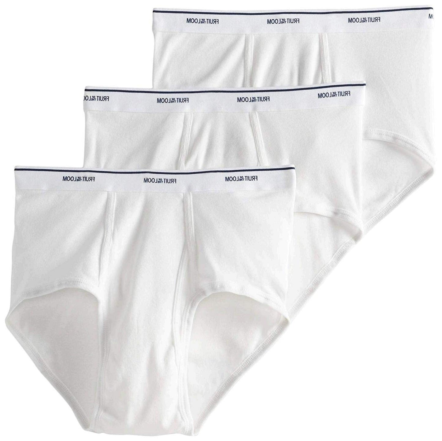 Fruit of the Loom Men's Brief White, XX-Large(Pack of 3)