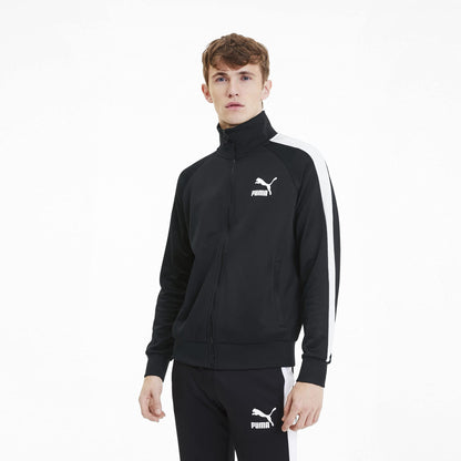 PUMA Men's Iconic T7 Track Jacket, Black, S