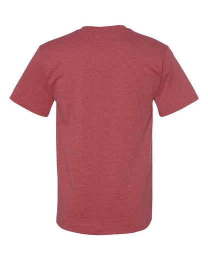 Jerzees Dri-Power Mens Active T-Shirt Medium Vintage Heather Red