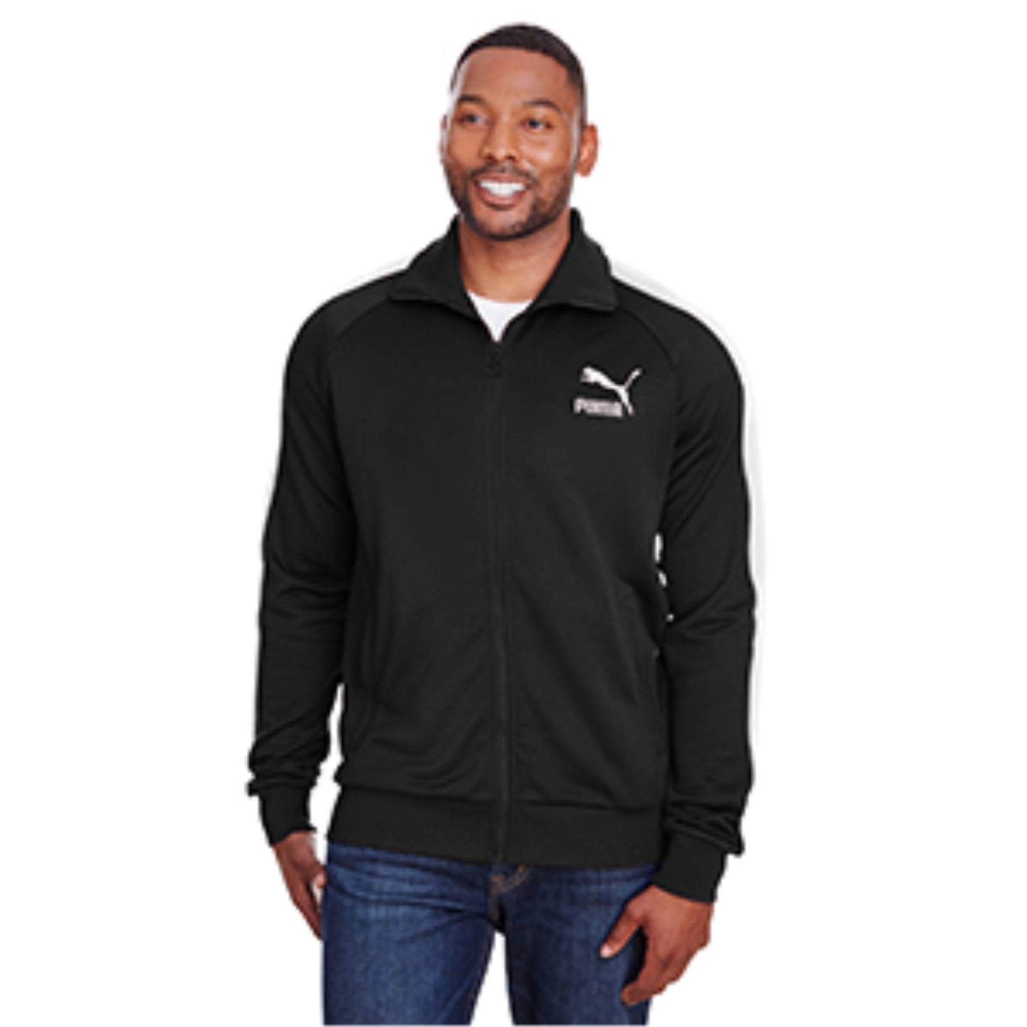 Puma Sport Adult Iconic T7 Track Jacket 4XL PMA BLK/ PMA WHT