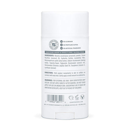 Schmidt's Deodorant - Fragrance-Free, Unscented, Aluminum-Free Odor Protection & Wetness Relief, 3.25 Ounce (Pack of 3)