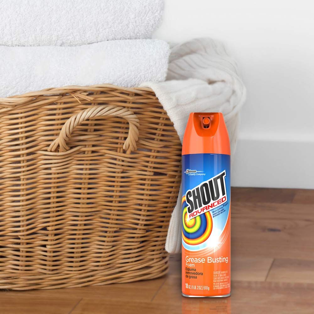 Shout Advanced Stain Lifting Foam, 18 oz-2 pack